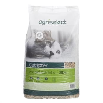 Katzenstreu Holzpellets 30 Liter Agriselect
